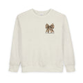 Toddler Vintage Camo Bow Crewneck Sweatshirt | Chasin’ Drakes Mini Waterfowl Sweatshirt
