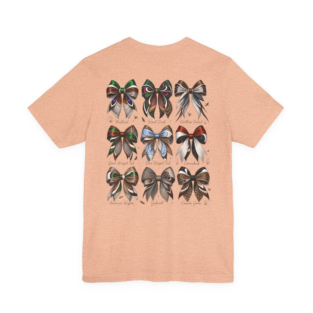 Waterfowl Bow Pattern Graphic Tee — Chasin' Drakes Chest Logo