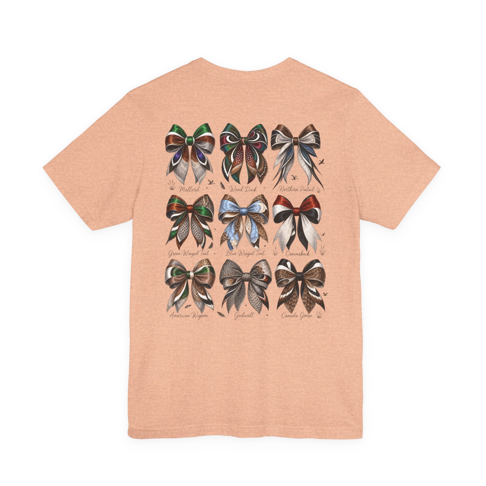 Waterfowl Bow Pattern Graphic Tee — Chasin' Drakes Chest Logo