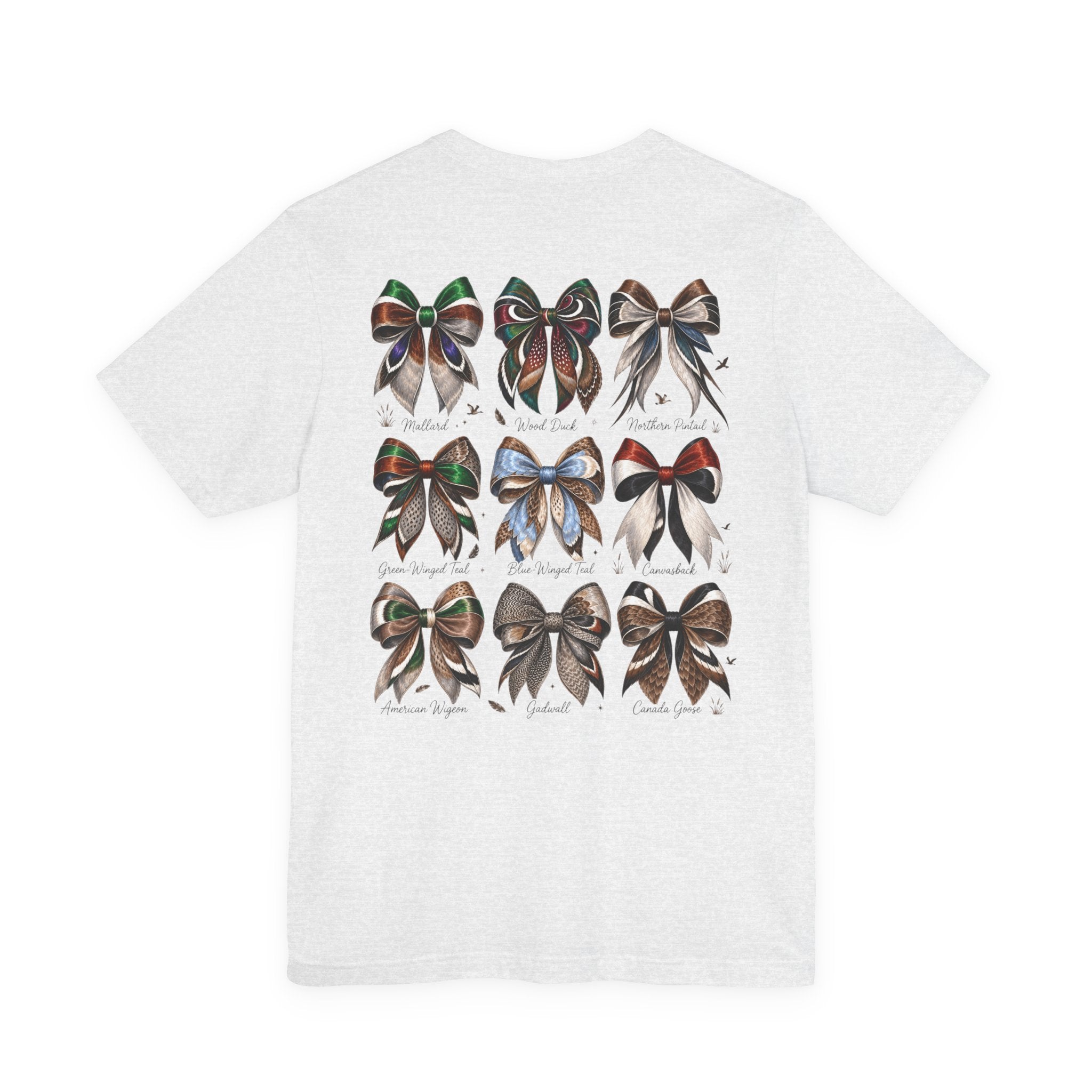 Waterfowl Bow Pattern Graphic Tee — Chasin' Drakes Chest Logo