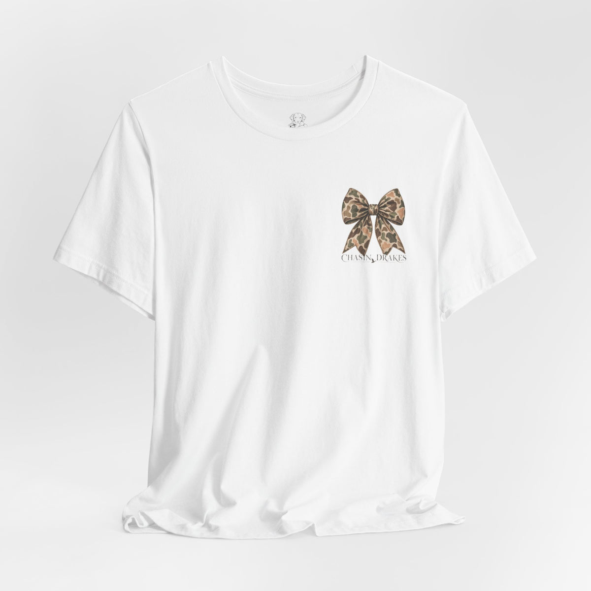 Vintage Camo Bow T-Shirt | Chasin’ Drakes Waterfowl Hunting Tee