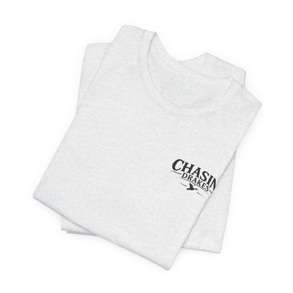 Waterfowl Bow Pattern Graphic Tee — Chasin' Drakes Chest Logo