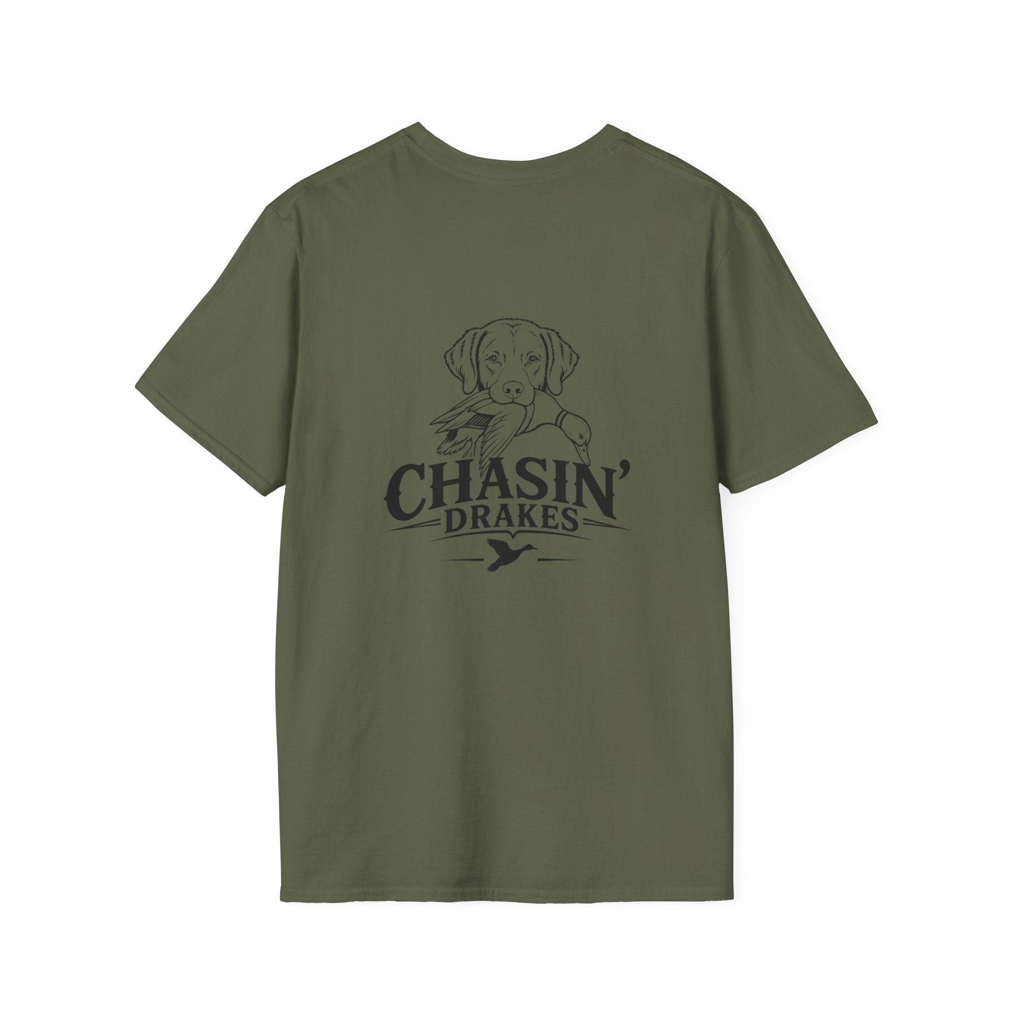 Chasin' Drakes Logo T‑Shirt — Minimal Hunting Graphic Tee